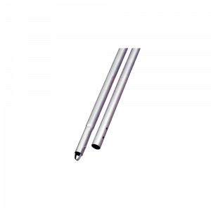 Aluminium button handle & swaged button